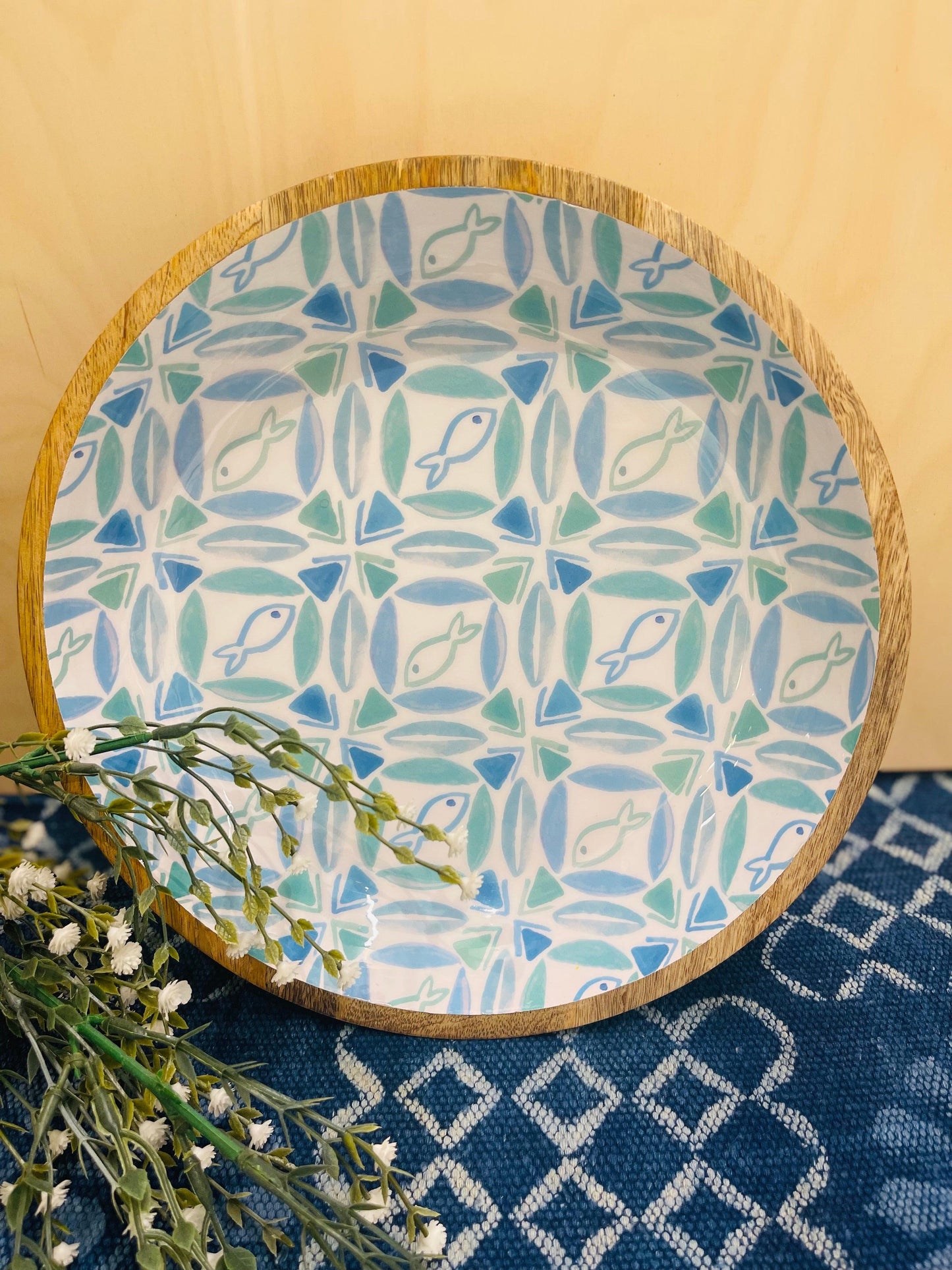 Fish Boho Salad Bowl - Rooii by Tuvisha