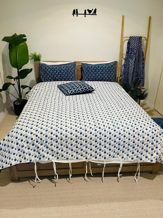 Blue Floral Doona cover
