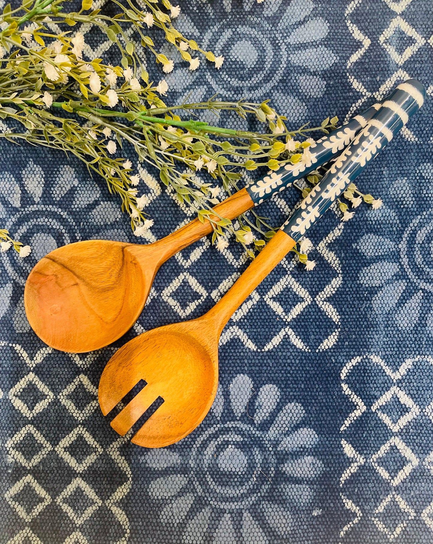 Boho Culinary Salad Servers - Rooii by Tuvisha