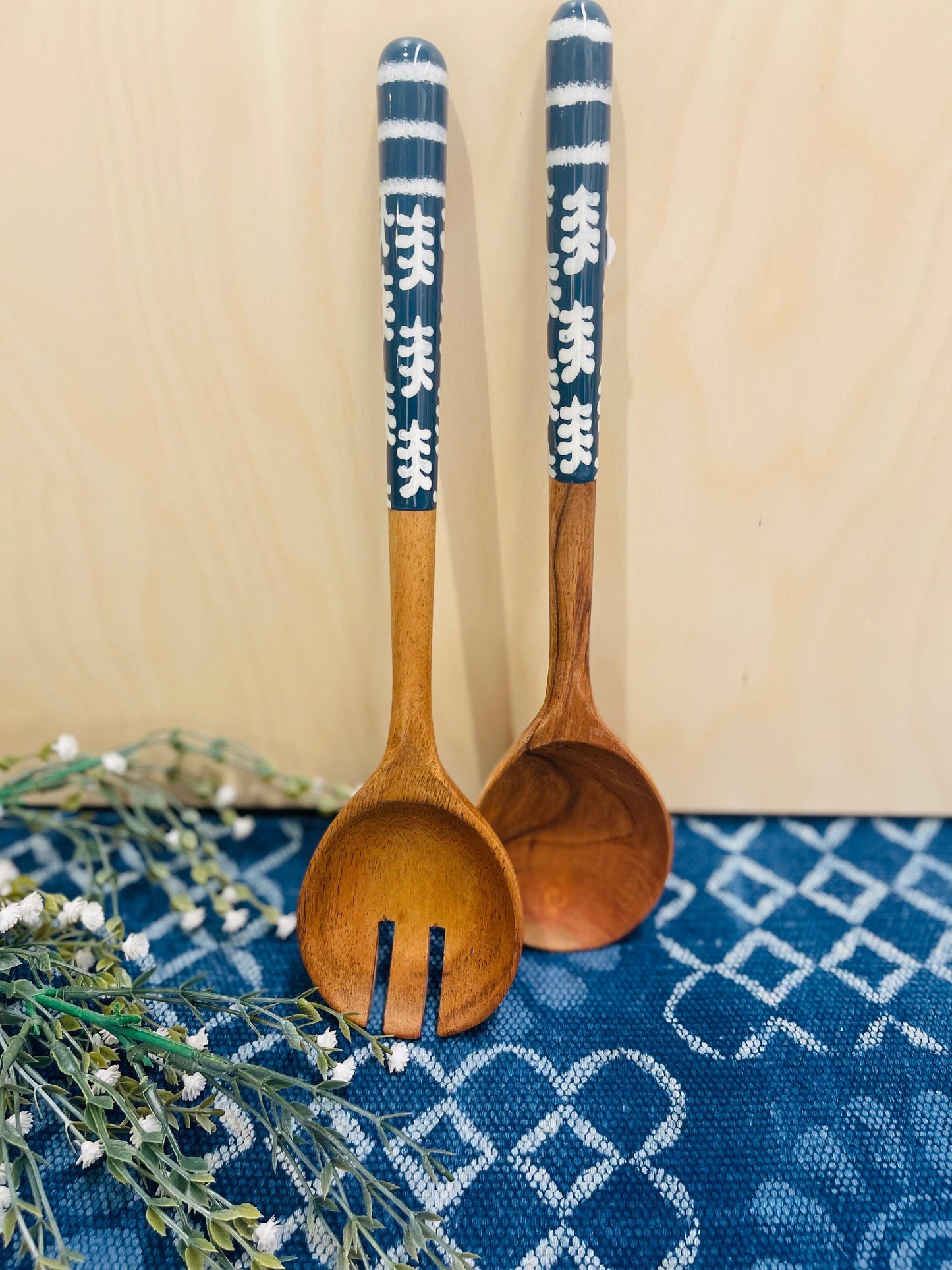 Boho Culinary Salad Servers - Rooii by Tuvisha