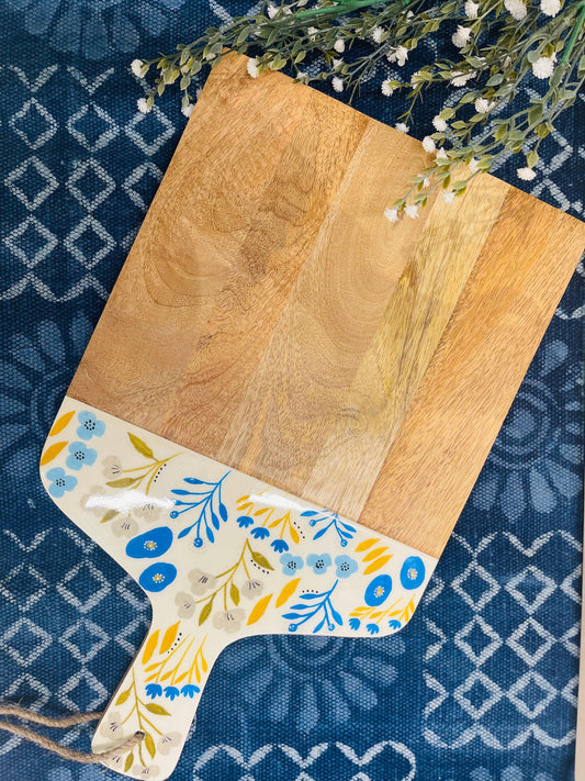 Handcrafted Garden Boho Chopping Board - Rooii by Tuvisha